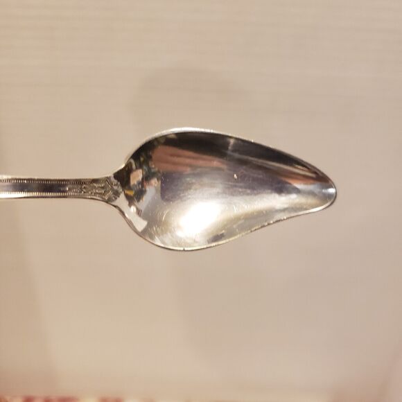 Set 6 Grapefruit/Fruit Spoon  1847 Rogers Ancestral 1924 Vintage Silverplate - Picture 3 of 15